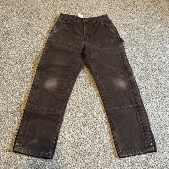 Carhartt Other - Vintage Carhartt B194 DKB Quilt-Lined Double Knee Duck Canvas Work Pants 32x32